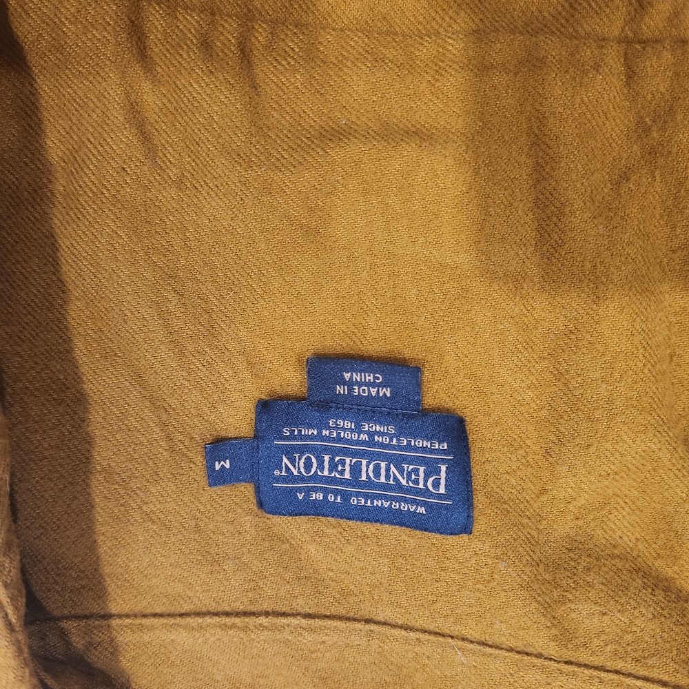 Pendleton Mustard Button-Up Shirt - image 2